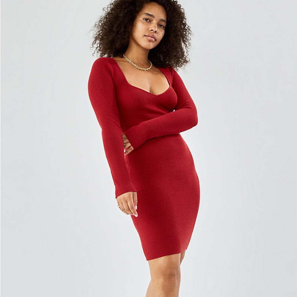 Wilfred (Aritzia) ribbed knit dress